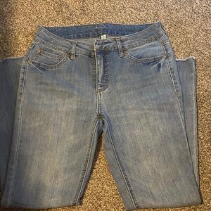 Seven7 Light Blue Straight Leg Women's Jeans